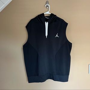 Jordan’s Sleeveless Dri-Fit Hooded Sweatshirt Men’s 3X Black